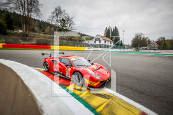 2023-04-29 - 21 ALESSI Diego (ita), MANN Simon (usa), DE PAUW Ulysse (bel), AF Corse, Ferrari 488 GTE Evo, action during the 6 Hours of Spa-Francorchamps 2023, 3rd round of the 2023 FIA World Endurance Championship, from April 27 to 29, 2023 on the Circuit de Spa-Francorchamps, in Stavelot, Belgium - AUTO - FIA WEC - 6 HOURS OF SPA-FRANCORCHAMPS 2023 - ENDURANCE - MOTORS