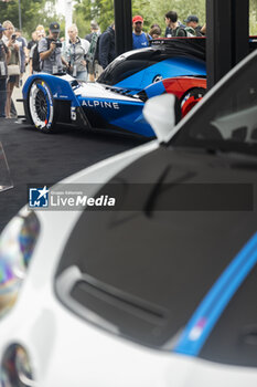 2023-06-10 - Alpine A424_Beta on the Village during the 24 Hours of Le Mans 2023 on the Circuit des 24 Heures du Mans from June 10 to 11, 2023 in Le Mans, France - AUTO - LE MANS 2023 - PART 1 - ENDURANCE - MOTORS