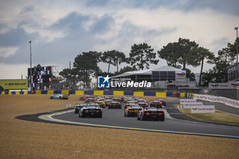 2023-06-10 - Ferrari challenge start with 193 GOSTNER Manuela (ita), CDP - MP Racing, Ferrari 488 Challenge Evo, action during the 24 Hours of Le Mans 2023 on the Circuit des 24 Heures du Mans from June 10 to 11, 2023 in Le Mans, France - AUTO - LE MANS 2023 - PART 1 - ENDURANCE - MOTORS