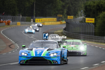 2023-06-10 - 72 ROBIN Arnold (fra), ROBIN Maxime (fra), HASSE-CLOT Valentin (fra), TF Sport, Aston Martin Vantage AMR, action during the 24 Hours of Le Mans 2023 on the Circuit des 24 Heures du Mans from June 10 to 11, 2023 in Le Mans, France - AUTO - LE MANS 2023 - PART 1 - ENDURANCE - MOTORS