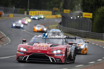 2023-06-10 - 55 DAHLMANN BIRCH Gustav (dnk), SORENSEN Marco (dnk), RENO MOLLER Jens (dnk), GMB Motorsport, Aston Martin Vantage AMR, action during the 24 Hours of Le Mans 2023 on the Circuit des 24 Heures du Mans from June 10 to 11, 2023 in Le Mans, France - AUTO - LE MANS 2023 - PART 1 - ENDURANCE - MOTORS