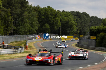 2023-06-10 - 50 FUOCO Antonio (ita), MOLINA Miguel (spa), NIELSEN Nicklas (dnk), Ferrari AF Corse, Ferrari 499P, action during the 24 Hours of Le Mans 2023 on the Circuit des 24 Heures du Mans from June 10 to 11, 2023 in Le Mans, France - AUTO - LE MANS 2023 - PART 1 - ENDURANCE - MOTORS
