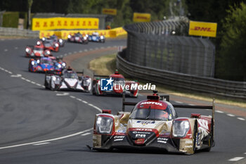 2023-06-10 - 28 HEINEMEIER HANSSON David (dnk), FITTIPALDI Pietro (bra), RASMUSSEN Oliver (dnk), JOTA, Oreca 07 - Gibson, action during the 24 Hours of Le Mans 2023 on the Circuit des 24 Heures du Mans from June 10 to 11, 2023 in Le Mans, France - AUTO - LE MANS 2023 - PART 1 - ENDURANCE - MOTORS