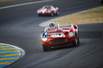 2023-06-10 - Ferrari 166M driven bt Peter Mitchell-Thomson and Luigi Chinetti, winner of Le Mans 1949 during the parade prior to the the 24 Hours of Le Mans 2023 on the Circuit des 24 Heures du Mans from June 10 to 11, 2023 in Le Mans, France - AUTO - LE MANS 2023 - PART 1 - ENDURANCE - MOTORS