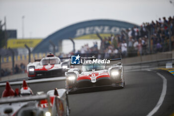 2023-06-10 - Toyota TS050 Hybrdid driven by Sébastien Buemi, Fernando Alonso and Kazuki Nakajima, winner of Le Mans 2018 during the parade prior to the the 24 Hours of Le Mans 2023 on the Circuit des 24 Heures du Mans from June 10 to 11, 2023 in Le Mans, France - AUTO - LE MANS 2023 - PART 1 - ENDURANCE - MOTORS
