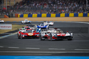 2023-06-10 - 07 CONWAY Mike (gbr), KOBAYASHI Kamui (jpn), LOPEZ José Maria (arg), Toyota Gazoo Racing, Toyota GR010 - Hybrid, action during the 24 Hours of Le Mans 2023 on the Circuit des 24 Heures du Mans from June 10 to 11, 2023 in Le Mans, France - AUTO - LE MANS 2023 - PART 1 - ENDURANCE - MOTORS