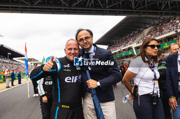 2023-06-10 - FFSA president Deschaux Nicolas, portrait with SINAULT Philippe (fra), team principal and owner of Signatech racing during the 24 Hours of Le Mans 2023 on the Circuit des 24 Heures du Mans from June 10 to 11, 2023 in Le Mans, France - AUTO - LE MANS 2023 - PART 1 - ENDURANCE - MOTORS