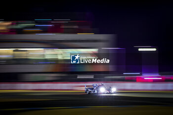 2023-06-11 - 22 LUBIN Frederick (gbr), HANSON Philip (gbr), ALBUQUERQUE Filipe (prt), United Autosports, Oreca 07 - Gibson, action Illustration, night, lights, during the 24 Hours of Le Mans 2023 on the Circuit des 24 Heures du Mans from June 10 to 11, 2023 in Le Mans, France - AUTO - LE MANS 2023 - PART 2 - ENDURANCE - MOTORS