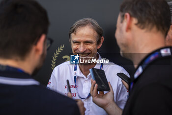 2023-06-11 - VASSELON Pascal (fra), technical director of Toyota Gazoo racing, portrait during the podium of the 24 Hours of Le Mans 2023 on the Circuit des 24 Heures du Mans on June 11, 2023 in Le Mans, France - AUTO - LE MANS 2023 - PODIUM - ENDURANCE - MOTORS