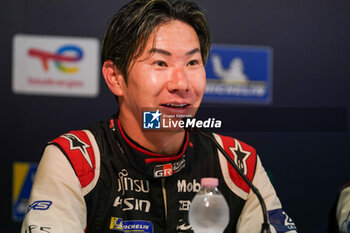 2023-07-09 - Kamui Kobayashi (JPN) during the press conference after the race of FIA WEC - 6 hours of Monza - World Endurance Championship at Autodromo di Monza on July 9th, 2023 in Monza, Italy. - WEC - FIA WORLD ENDURANCE CHAMPIONSHIP RACE - ENDURANCE - MOTORS