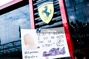 2023-07-09 - Atmosphere, Team Ferrari Af Corse, Ferrari 499P, Hypercar,July 09 in Monza,Italy - FIA WORLD ENDURANCE CHAMPIONSHIP WEC 6 HOURS OF MONZA 2023 - ENDURANCE - MOTORS