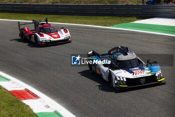 2023-07-07 - 94 DUVAL Loic (fra), MENEZES Gustavo (usa), MULLER Nico (swi), Peugeot TotalEnergies, Peugeot 9x8, action during the 6 Hours of Monza 2023, 3rd round of the 2023 FIA World Endurance Championship, from July 7 to 9, 2023 on the Autodrome Nazionale di Monza, in Monza, Italy - AUTO - FIA WEC - 6 HOURS OF MONZA 2023 - ENDURANCE - MOTORS