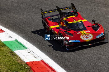 2023-07-07 - 50 FUOCO Antonio (ita), MOLINA Miguel (spa), NIELSEN Nicklas (dnk), Ferrari AF Corse, Ferrari 499P, action during the 6 Hours of Monza 2023, 3rd round of the 2023 FIA World Endurance Championship, from July 7 to 9, 2023 on the Autodrome Nazionale di Monza, in Monza, Italy - AUTO - FIA WEC - 6 HOURS OF MONZA 2023 - ENDURANCE - MOTORS