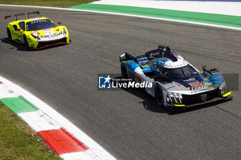 2023-07-07 - 94 DUVAL Loic (fra), MENEZES Gustavo (usa), MULLER Nico (swi), Peugeot TotalEnergies, Peugeot 9x8, action during the 6 Hours of Monza 2023, 3rd round of the 2023 FIA World Endurance Championship, from July 7 to 9, 2023 on the Autodrome Nazionale di Monza, in Monza, Italy - AUTO - FIA WEC - 6 HOURS OF MONZA 2023 - ENDURANCE - MOTORS