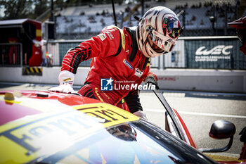 2023-07-07 - DE PAUW Ulysse (bel), AF Corse, Ferrari 488 GTE Evo, portrait during the 6 Hours of Monza 2023, 3rd round of the 2023 FIA World Endurance Championship, from July 7 to 9, 2023 on the Autodrome Nazionale di Monza, in Monza, Italy - AUTO - FIA WEC - 6 HOURS OF MONZA 2023 - ENDURANCE - MOTORS