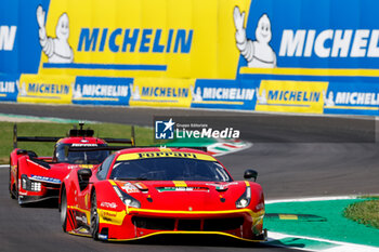 2023-07-07 - 21 PIGUET Julien (fra), MANN Simon (usa), DE PAUW Ulysse (bel), AF Corse, Ferrari 488 GTE Evo, action during the 6 Hours of Monza 2023, 3rd round of the 2023 FIA World Endurance Championship, from July 7 to 9, 2023 on the Autodrome Nazionale di Monza, in Monza, Italy - AUTO - FIA WEC - 6 HOURS OF MONZA 2023 - ENDURANCE - MOTORS