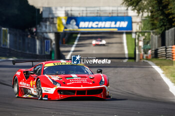 2023-07-07 - 83 PEREZ COMPANC Luis (arg), WADOUX Lilou (fra), ROVERA Alessio (ita), Richard Mille AF Corse, Ferrari 488 GTE Evo, action during the 6 Hours of Monza 2023, 3rd round of the 2023 FIA World Endurance Championship, from July 7 to 9, 2023 on the Autodrome Nazionale di Monza, in Monza, Italy - AUTO - FIA WEC - 6 HOURS OF MONZA 2023 - ENDURANCE - MOTORS