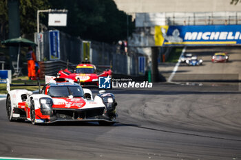 2023-07-07 - 08 BUEMI Sébastien (swi), HARTLEY Brendon (nzl), HIRAKAWA Ryo (jpn), Toyota Gazoo Racing, Toyota GR010 - Hybrid, action during the 6 Hours of Monza 2023, 3rd round of the 2023 FIA World Endurance Championship, from July 7 to 9, 2023 on the Autodrome Nazionale di Monza, in Monza, Italy - AUTO - FIA WEC - 6 HOURS OF MONZA 2023 - ENDURANCE - MOTORS