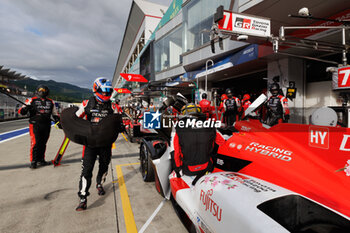 2023-09-08 - 07 CONWAY Mike (gbr), KOBAYASHI Kamui (jpn), LOPEZ José Maria (arg), Toyota Gazoo Racing, Toyota GR010 - Hybrid, pitlane, during the 6 Hours of Fuji 2023, 6th round of the 2023 FIA World Endurance Championship, from September 7 to 10, 2023 on the Fuji Speedway, in Oyama, Japan - AUTO - FIA WEC - 6 HOURS OF FUJI 2023 - ENDURANCE - MOTORS