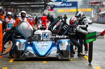 2023-09-09 - 36 VAXIVIERE Matthieu (fra), CANAL Julien (fra), MILESI Charles (fra), Alpine Elf Team, Oreca 07 - Gibson, action pitstop during the 6 Hours of Fuji 2023, 6th round of the 2023 FIA World Endurance Championship, from September 7 to 10, 2023 on the Fuji Speedway, in Oyama, Japan - AUTO - FIA WEC - 6 HOURS OF FUJI 2023 - ENDURANCE - MOTORS