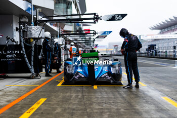 2023-09-09 - 36 VAXIVIERE Matthieu (fra), CANAL Julien (fra), MILESI Charles (fra), Alpine Elf Team, Oreca 07 - Gibson, pitlane during the 6 Hours of Fuji 2023, 6th round of the 2023 FIA World Endurance Championship, from September 7 to 10, 2023 on the Fuji Speedway, in Oyama, Japan - AUTO - FIA WEC - 6 HOURS OF FUJI 2023 - ENDURANCE - MOTORS
