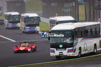 2023-09-09 - circuit safari, 50 FUOCO Antonio (ita), MOLINA Miguel (spa), NIELSEN Nicklas (dnk), Ferrari AF Corse, Ferrari 499P, action during the 6 Hours of Fuji 2023, 6th round of the 2023 FIA World Endurance Championship, from September 7 to 10, 2023 on the Fuji Speedway, in Oyama, Japan - AUTO - FIA WEC - 6 HOURS OF FUJI 2023 - ENDURANCE - MOTORS