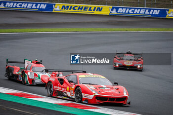 2023-09-09 - 83 PEREZ COMPANC Luis (arg), WADOUX Lilou (fra), ROVERA Alessio (ita), Richard Mille AF Corse, Ferrari 488 GTE Evo, action during the 6 Hours of Fuji 2023, 6th round of the 2023 FIA World Endurance Championship, from September 7 to 10, 2023 on the Fuji Speedway, in Oyama, Japan - AUTO - FIA WEC - 6 HOURS OF FUJI 2023 - ENDURANCE - MOTORS