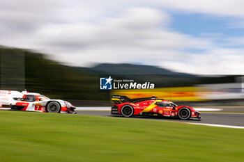 2023-09-10 - 50 FUOCO Antonio (ita), MOLINA Miguel (spa), NIELSEN Nicklas (dnk), Ferrari AF Corse, Ferrari 499P, action during the 6 Hours of Fuji 2023, 6th round of the 2023 FIA World Endurance Championship, from September 7 to 10, 2023 on the Fuji Speedway, in Oyama, Japan - AUTO - FIA WEC - 6 HOURS OF FUJI 2023 - ENDURANCE - MOTORS