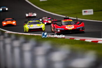 2023-09-10 - 50 FUOCO Antonio (ita), MOLINA Miguel (spa), NIELSEN Nicklas (dnk), Ferrari AF Corse, Ferrari 499P, action during the 6 Hours of Fuji 2023, 6th round of the 2023 FIA World Endurance Championship, from September 7 to 10, 2023 on the Fuji Speedway, in Oyama, Japan - AUTO - FIA WEC - 6 HOURS OF FUJI 2023 - ENDURANCE - MOTORS
