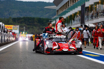 2023-09-10 - 41 ANDRADE Rui (prt), KUBICA Robert (pol), DELETRAZ Louis (swi), Team WRT, Oreca 07 - Gibson, action finish line, arrivee during the 6 Hours of Fuji 2023, 6th round of the 2023 FIA World Endurance Championship, from September 7 to 10, 2023 on the Fuji Speedway, in Oyama, Japan - AUTO - FIA WEC - 6 HOURS OF FUJI 2023 - ENDURANCE - MOTORS