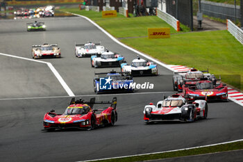 2023-09-10 - 50 FUOCO Antonio (ita), MOLINA Miguel (spa), NIELSEN Nicklas (dnk), Ferrari AF Corse, Ferrari 499P, 07 CONWAY Mike (gbr), KOBAYASHI Kamui (jpn), LOPEZ José Maria (arg), Toyota Gazoo Racing, Toyota GR010 - Hybrid, action during the 6 Hours of Fuji 2023, 6th round of the 2023 FIA World Endurance Championship, from September 7 to 10, 2023 on the Fuji Speedway, in Oyama, Japan - AUTO - FIA WEC - 6 HOURS OF FUJI 2023 - ENDURANCE - MOTORS