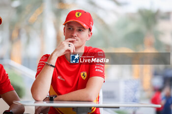 2023-11-01 - NIELSEN Nicklas (dnk), Ferrari AF Corse, Ferrari 499P, portrait during the Bapco Energies WEC 8 Hours of Bahrain 2023, 7th round of the 2023 FIA World Endurance Championship, from November 1 to 4, 2023 on the Bahrain International Circuit, in Sakhir, Bahrain - AUTO - FIA WEC - 8 HOURS OF BAHRAIN 2023 - ENDURANCE - MOTORS