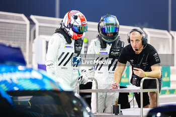 2023-11-01 - DUVAL Loic (fra), Peugeot TotalEnergies Hybrid 9X8 Hypercar, MENEZES Gustavo (bra), Peugeot TotalEnergies Hybrid 9X8 Hypercar, portrait during the Bapco Energies WEC 8 Hours of Bahrain 2023, 7th round of the 2023 FIA World Endurance Championship, from November 1 to 4, 2023 on the Bahrain International Circuit, in Sakhir, Bahrain - AUTO - FIA WEC - 8 HOURS OF BAHRAIN 2023 - ENDURANCE - MOTORS