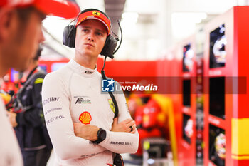 2023-11-02 - NIELSEN Nicklas (dnk), Ferrari AF Corse, Ferrari 499P, portrait during the Bapco Energies WEC 8 Hours of Bahrain 2023, 7th round of the 2023 FIA World Endurance Championship, from November 1 to 4, 2023 on the Bahrain International Circuit, in Sakhir, Bahrain - AUTO - FIA WEC - 8 HOURS OF BAHRAIN 2023 - ENDURANCE - MOTORS