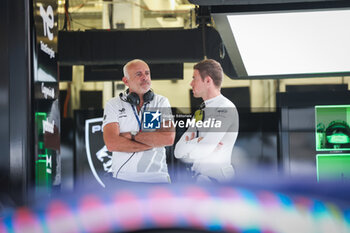2023-11-02 - FINOT Jean-Marc (fra), Director of Stellantis Motorsport, DI RESTA Paul (fra), Peugeot TotalEnergies, Peugeot 9x8, portrait during the Bapco Energies WEC 8 Hours of Bahrain 2023, 7th round of the 2023 FIA World Endurance Championship, from November 1 to 4, 2023 on the Bahrain International Circuit, in Sakhir, Bahrain - AUTO - FIA WEC - 8 HOURS OF BAHRAIN 2023 - ENDURANCE - MOTORS