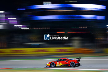 2023-11-02 - 21 DEZOTEUX Franck (fra), MANN Simon (usa), COZZOLINO Kei (jpn), AF Corse, Ferrari 488 GTE Evo, action during the Bapco Energies WEC 8 Hours of Bahrain 2023, 7th round of the 2023 FIA World Endurance Championship, from November 1 to 4, 2023 on the Bahrain International Circuit, in Sakhir, Bahrain - AUTO - FIA WEC - 8 HOURS OF BAHRAIN 2023 - ENDURANCE - MOTORS