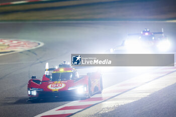 2023-11-02 - 50 FUOCO Antonio (ita), MOLINA Miguel (spa), NIELSEN Nicklas (dnk), Ferrari AF Corse, Ferrari 499P, action during the Bapco Energies WEC 8 Hours of Bahrain 2023, 7th round of the 2023 FIA World Endurance Championship, from November 1 to 4, 2023 on the Bahrain International Circuit, in Sakhir, Bahrain - AUTO - FIA WEC - 8 HOURS OF BAHRAIN 2023 - ENDURANCE - MOTORS
