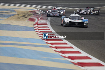 2023-11-02 - 94 DUVAL Loic (fra), MENEZES Gustavo (usa), MULLER Nico (swi), Peugeot TotalEnergies, Peugeot 9x8, action during the Bapco Energies WEC 8 Hours of Bahrain 2023, 7th round of the 2023 FIA World Endurance Championship, from November 1 to 4, 2023 on the Bahrain International Circuit, in Sakhir, Bahrain - AUTO - FIA WEC - 8 HOURS OF BAHRAIN 2023 - ENDURANCE - MOTORS