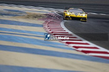 2023-11-02 - 33 KEATING Ben (usa), VARRONE Nicolas (arg), CATSBURG Nicky (nld), Corvette Racing, Chevrolet Corvette C8.R, action during the Bapco Energies WEC 8 Hours of Bahrain 2023, 7th round of the 2023 FIA World Endurance Championship, from November 1 to 4, 2023 on the Bahrain International Circuit, in Sakhir, Bahrain - AUTO - FIA WEC - 8 HOURS OF BAHRAIN 2023 - ENDURANCE - MOTORS