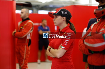 2023-11-03 - WADOUX Lilou (fra), Richard Mille AF Corse, Ferrari 488 GTE Evo, portrait during the Bapco Energies WEC 8 Hours of Bahrain 2023, 7th round of the 2023 FIA World Endurance Championship, from November 1 to 4, 2023 on the Bahrain International Circuit, in Sakhir, Bahrain - AUTO - FIA WEC - 8 HOURS OF BAHRAIN 2023 - ENDURANCE - MOTORS