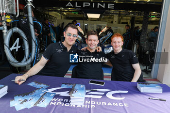 2023-11-04 - 36 VAXIVIERE Matthieu (fra), CANAL Julien (fra), MILESI Charles (fra), Alpine Elf Team, Oreca 07 - Gibson, portrait during the Bapco Energies WEC 8 Hours of Bahrain 2023, 7th round of the 2023 FIA World Endurance Championship, from November 1 to 4, 2023 on the Bahrain International Circuit, in Sakhir, Bahrain - AUTO - FIA WEC - 8 HOURS OF BAHRAIN 2023 - ENDURANCE - MOTORS