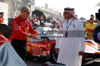 2023-11-04 - Antonello Colleta (ITA) Head of sporting activity départment of Ferrari , starting grid, grille de depart during the Bapco Energies WEC 8 Hours of Bahrain 2023, 7th round of the 2023 FIA World Endurance Championship, from November 1 to 4, 2023 on the Bahrain International Circuit, in Sakhir, Bahrain - AUTO - FIA WEC - 8 HOURS OF BAHRAIN 2023 - ENDURANCE - MOTORS