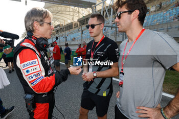 2023-11-04 - VANDOORNE Stoffel (bel), New Peugeot Reserve Driver, portrait , VASSELON Pascal (fra), technical director of Toyota Gazoo racing, portrait, NATO Norman (fra), starting grid, grille de depart during the Bapco Energies WEC 8 Hours of Bahrain 2023, 7th round of the 2023 FIA World Endurance Championship, from November 1 to 4, 2023 on the Bahrain International Circuit, in Sakhir, Bahrain - AUTO - FIA WEC - 8 HOURS OF BAHRAIN 2023 - ENDURANCE - MOTORS