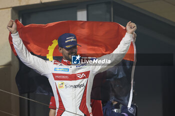 2023-11-04 - podium ANDRADE Rui (prt), Team WRT, Oreca 07 - Gibson, portrait during the Bapco Energies WEC 8 Hours of Bahrain 2023, 7th round of the 2023 FIA World Endurance Championship, from November 1 to 4, 2023 on the Bahrain International Circuit, in Sakhir, Bahrain - AUTO - FIA WEC - 8 HOURS OF BAHRAIN 2023 - ENDURANCE - MOTORS