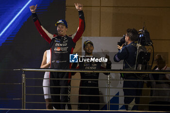 2023-11-04 - HARTLEY Brendon (nzl), Toyota Gazoo Racing, Toyota GR010 - Hybrid, Podium, portrait during the Bapco Energies WEC 8 Hours of Bahrain 2023, 7th round of the 2023 FIA World Endurance Championship, from November 1 to 4, 2023 on the Bahrain International Circuit, in Sakhir, Bahrain - AUTO - FIA WEC - 8 HOURS OF BAHRAIN 2023 - ENDURANCE - MOTORS