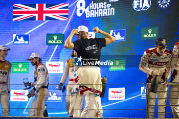 2023-11-04 - HABSBURG-LOTHRINGEN Ferdinand (aut), Team WRT, Oreca 07 - Gibson, Podium, portrait during the Bapco Energies WEC 8 Hours of Bahrain 2023, 7th round of the 2023 FIA World Endurance Championship, from November 1 to 4, 2023 on the Bahrain International Circuit, in Sakhir, Bahrain - AUTO - FIA WEC - 8 HOURS OF BAHRAIN 2023 - ENDURANCE - MOTORS