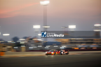 2023-11-04 - 21 DEZOTEUX Franck (fra), MANN Simon (usa), COZZOLINO Kei (jpn), AF Corse, Ferrari 488 GTE Evo, action during the Bapco Energies WEC 8 Hours of Bahrain 2023, 7th round of the 2023 FIA World Endurance Championship, from November 1 to 4, 2023 on the Bahrain International Circuit, in Sakhir, Bahrain - AUTO - FIA WEC - 8 HOURS OF BAHRAIN 2023 - ENDURANCE - MOTORS