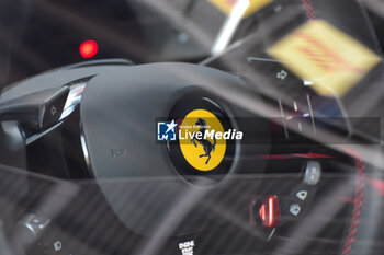 2023-10-28 - Detail of Ferrari steering wheel details - FERRARI WORLD FINALS 2023 - FERRARI CHALLENGE - MOTORS
