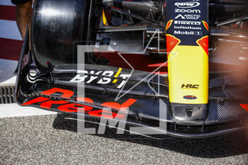 2023-02-23 - Red Bull Racing RB19, front wing, aerodynamism during the Formula 1 Armco pre-season testing 2023 of the 2023 FIA Formula One World Championship from February 23 to 25, 2023 on the Bahrain International Circuit, in Sakhir, Bahrain - F1 - PRE-SEASON TESTING 2023 - BAHRAIN - FORMULA 1 - MOTORS