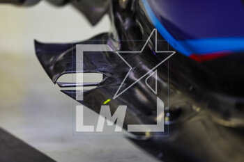 2023-02-23 - Williams Racing FW45, mechanical detail of the floor during the Formula 1 Armco pre-season testing 2023 of the 2023 FIA Formula One World Championship from February 23 to 25, 2023 on the Bahrain International Circuit, in Sakhir, Bahrain - F1 - PRE-SEASON TESTING 2023 - BAHRAIN - FORMULA 1 - MOTORS
